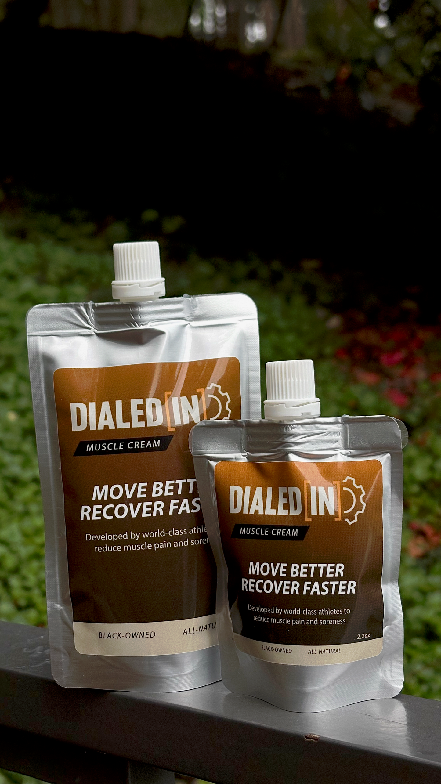 DIALED[IN] 2.2oz Stand-up [travel-size] Pouch